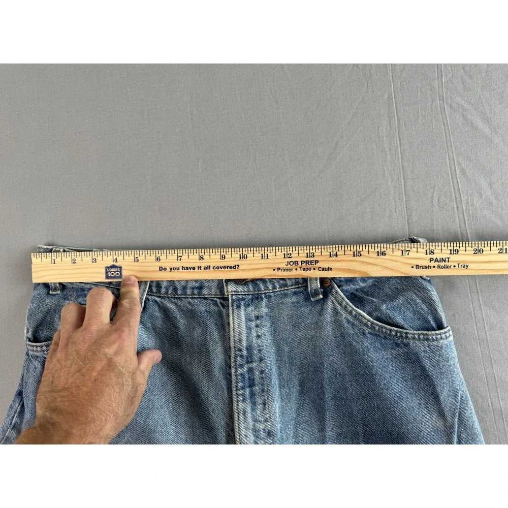 Vintage Levis 501‎ Jeans Mens 38x32 Blue Denim USA Button Fly Straight Leg 90s